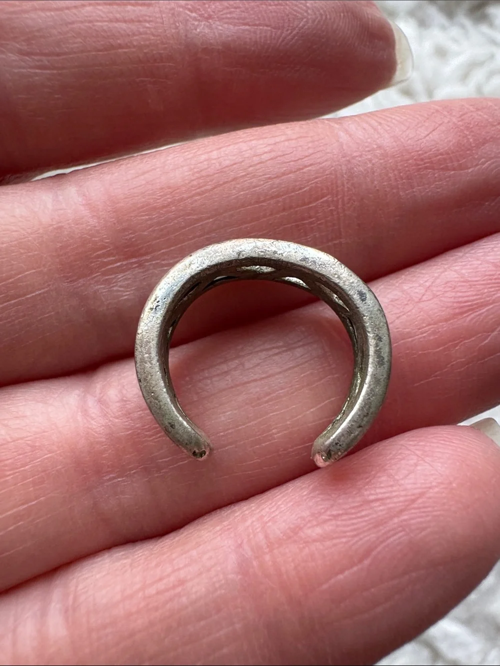Silver Tone Toe Ring